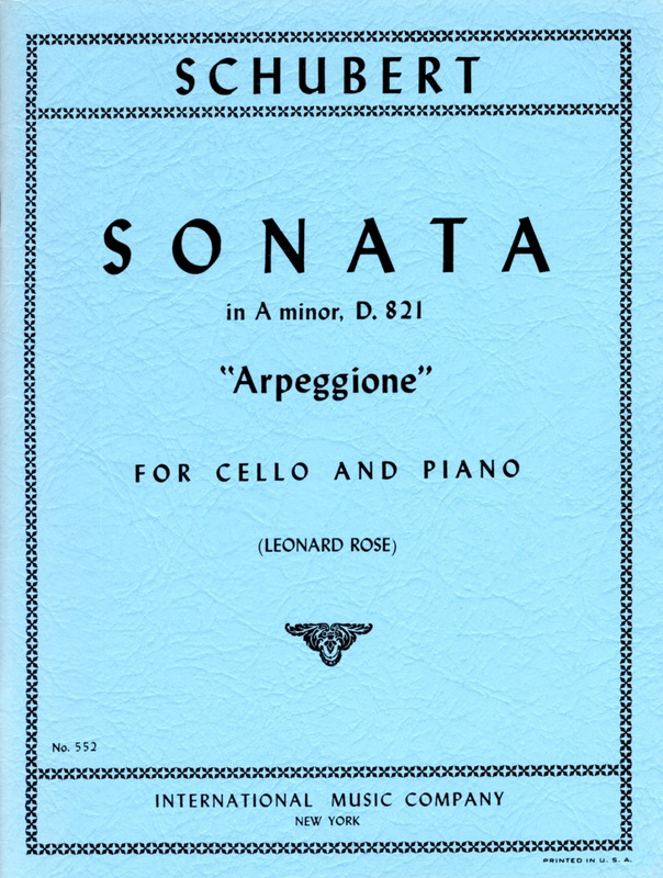 Sonata A minor Arpeggione